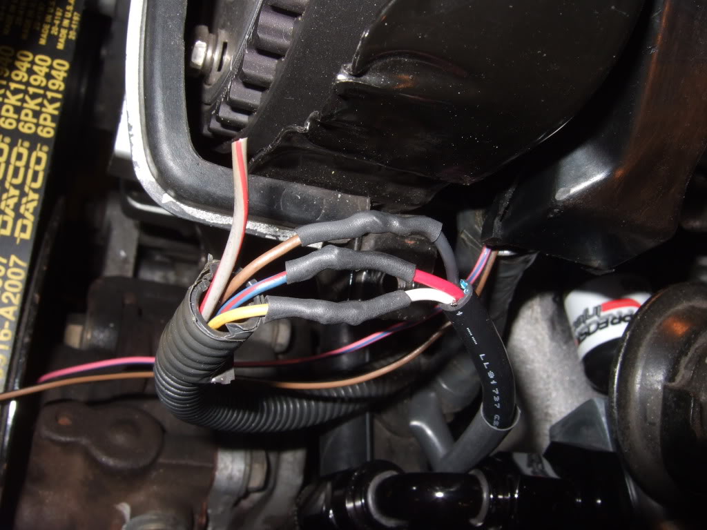 connections from repurposed plug for fuel pressure sensor