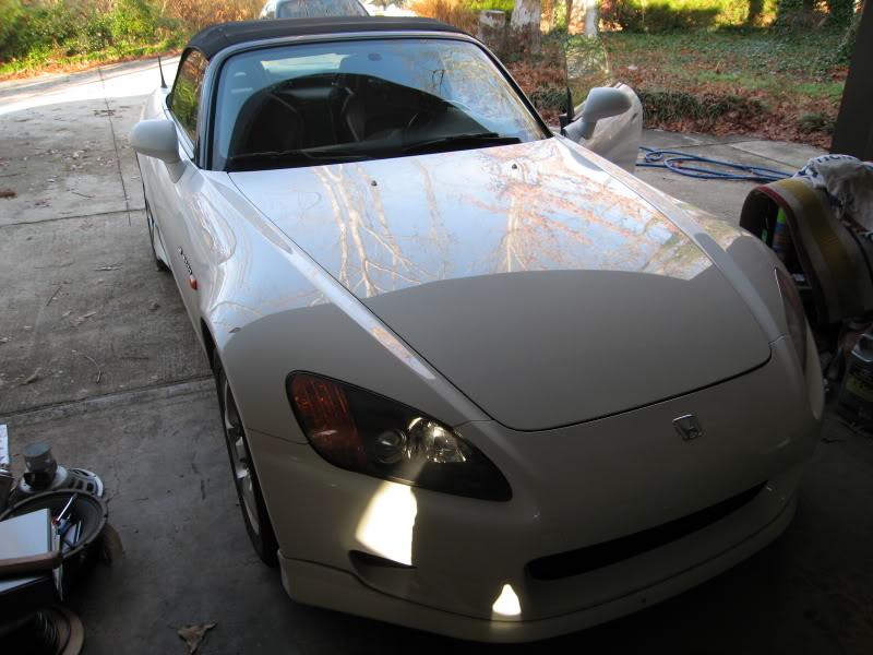 Honda S2000 white car