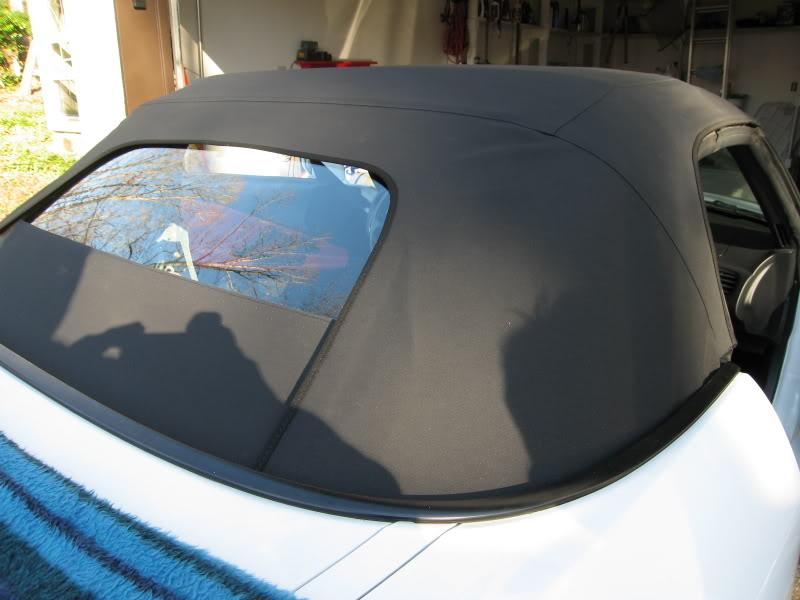 new Honda S2000 convertible top installed