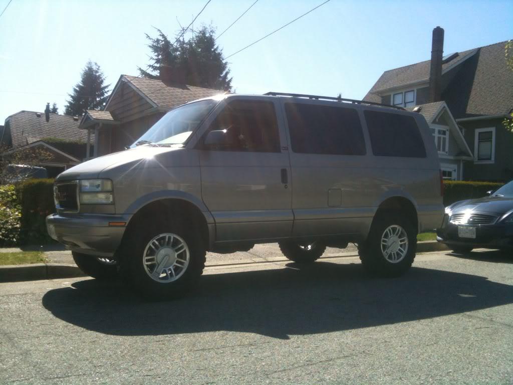 2003 GMC Safari lift kit