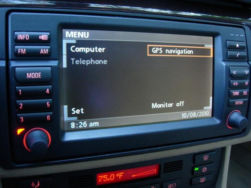 BMW E46 OEM Navigation 16:9 CD Monitor programing