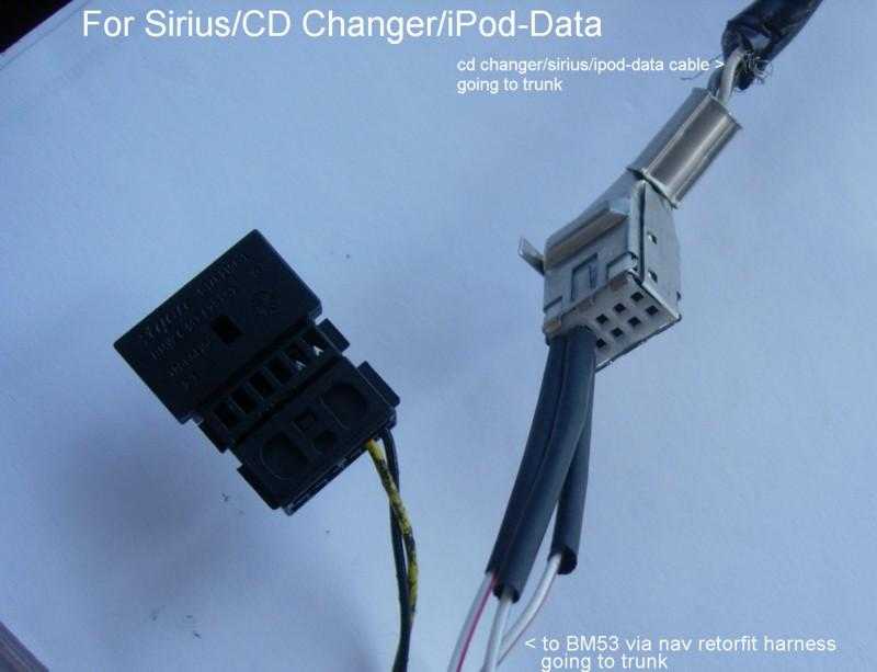 Adapting sirius/CD changer/ipod-data to retrofit harness