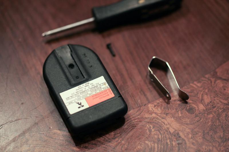 Garage Door Opener For Your Mk6 Stealth By 71sbeetle Diy You Will Be Left With The Circuit Board Battery In Place Mine Uses A 12 Volt But Lot Of Garage Door Opener Use 3
