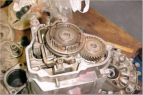 Internal gears of VW transmission