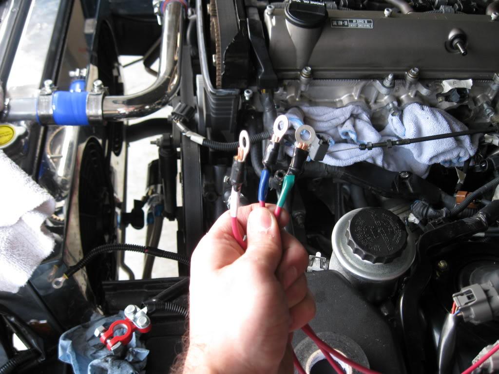 wiring from the battery end first