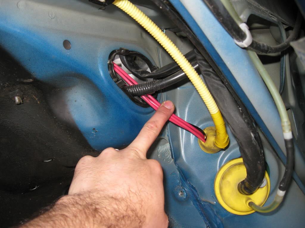 test running the wiring through the vehicle