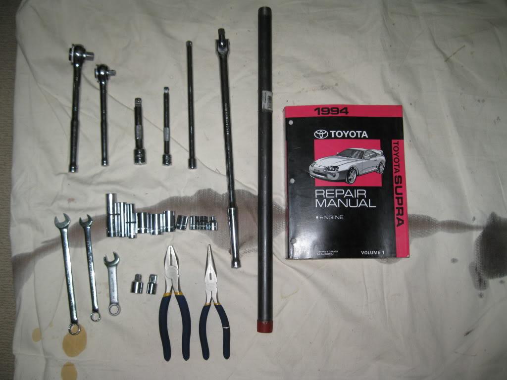 1994 Toyota Supra manual and tools