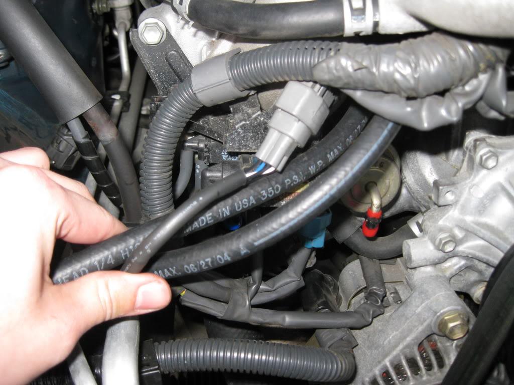 Toyota Supra hoses and wiring
