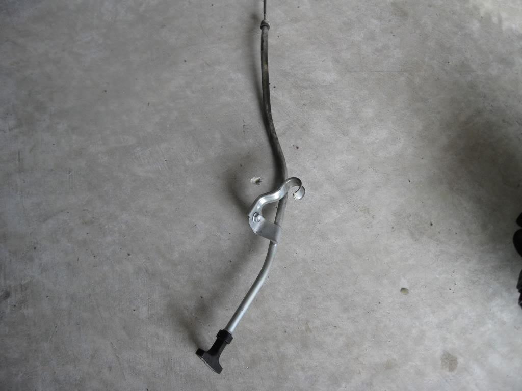 Toyota supra A80 dipstick removed