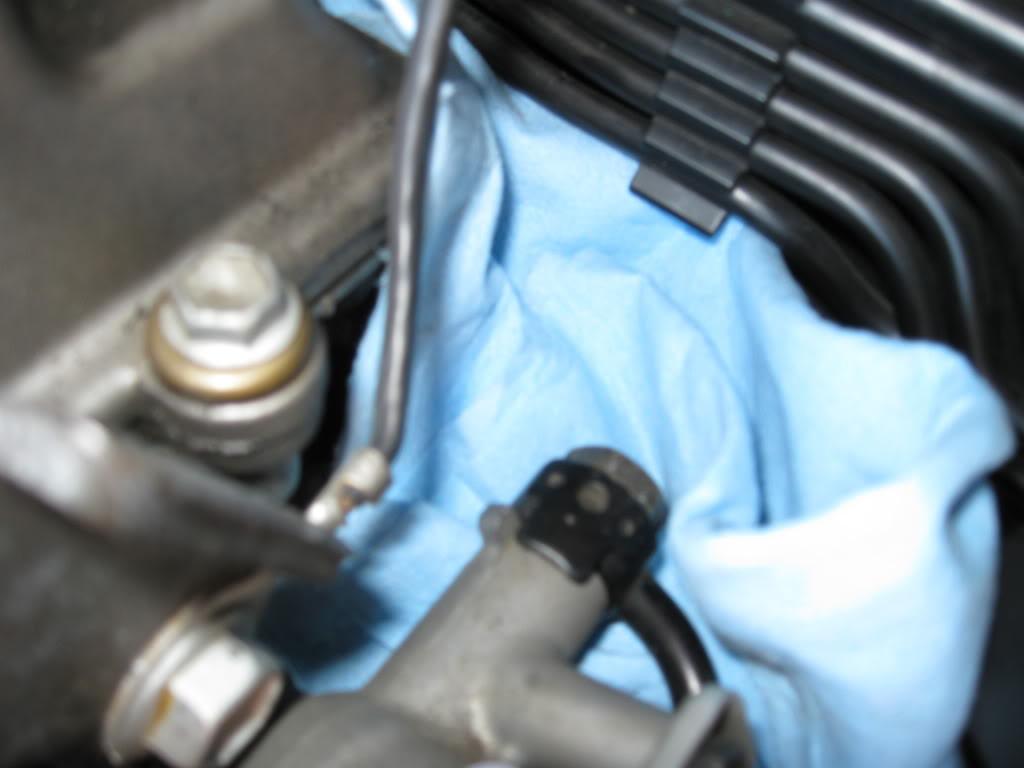 feed and return lines from the OEM fuel line