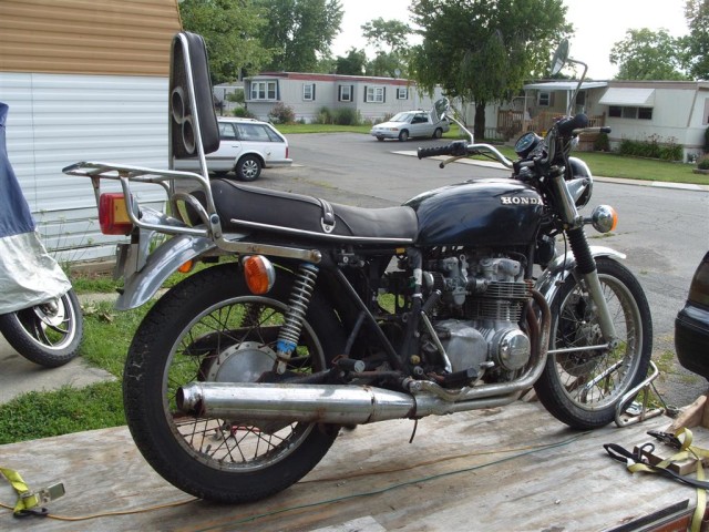 1975 CB550 F cafe... SV650/Ninja frankenbike by verboten1