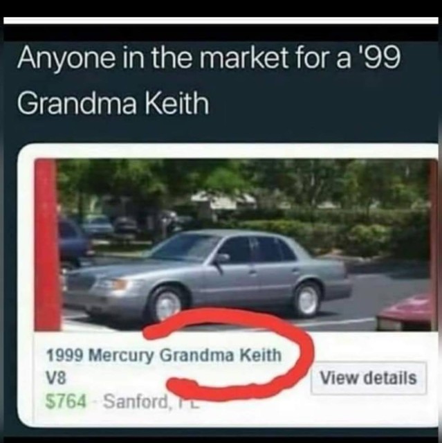 Anyone looking for a Grandma Keith?