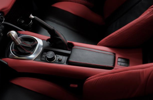 Covering the MX-5 ND center console with RedlineGoods leather | diys | DIY