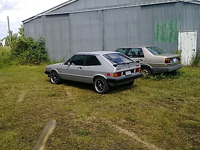 '78 Scirocco mkI with a swap to a '85 GTI 1.8L 10.0:1 comp with MS1  w/5spd. .75 5th gear