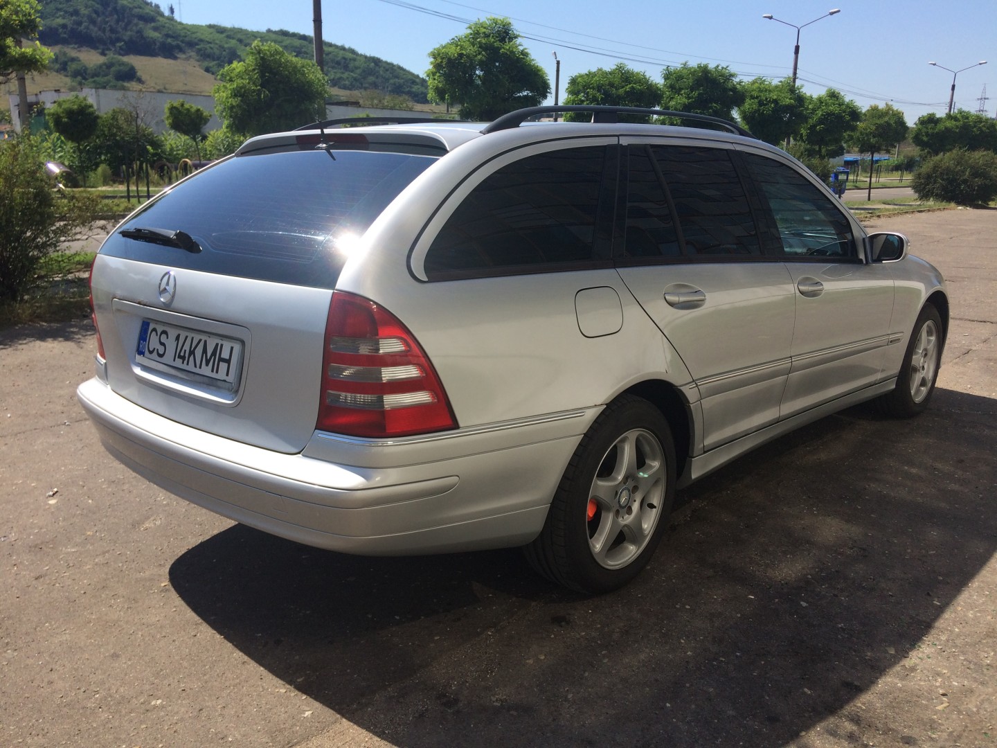 A leftbackrear view of my W203