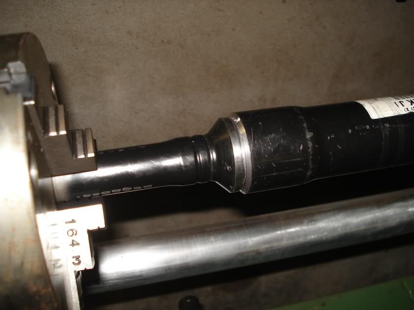 VW custom driveshaft prep