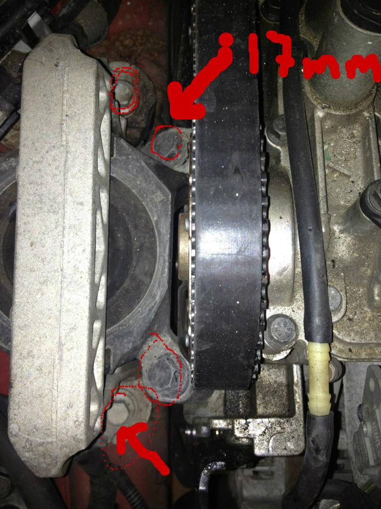 remove the side engine mount