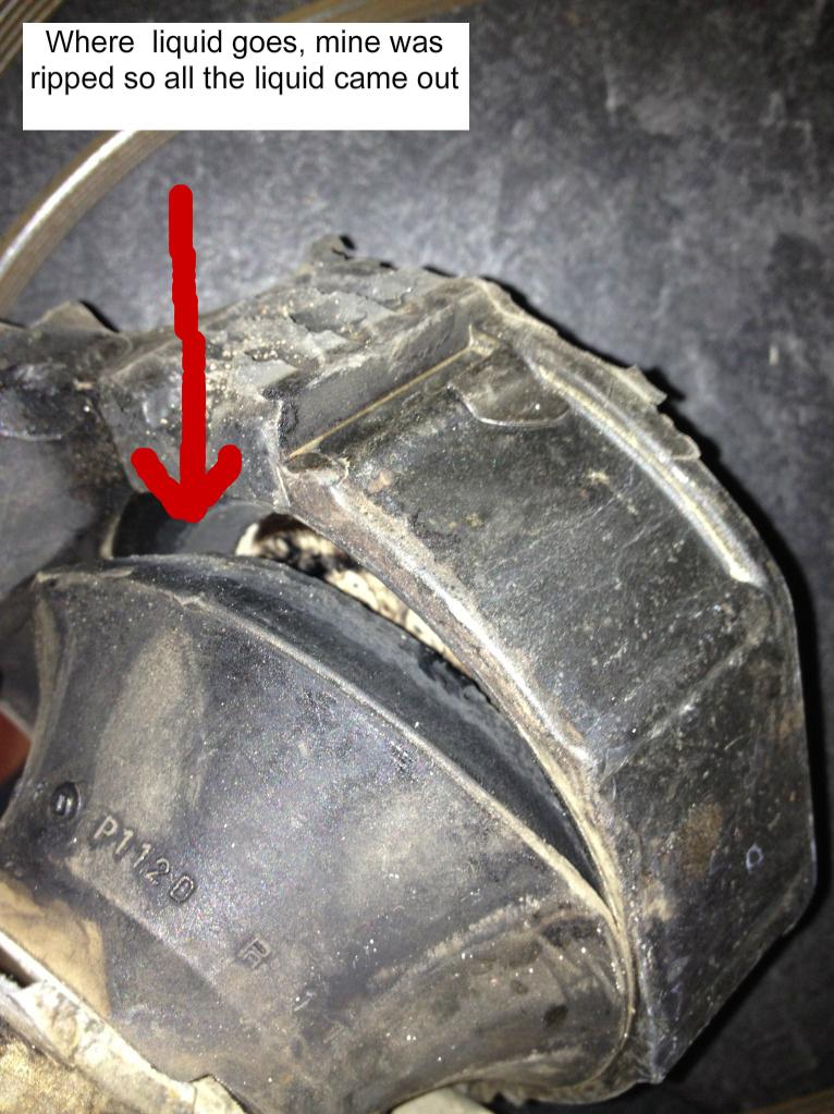 Volvo ripped side engine mount