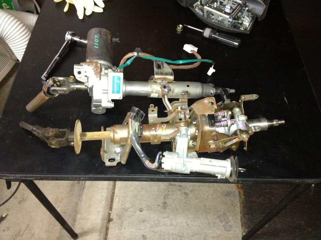 Full electric power steering rack assembly from Corolla and Prius
