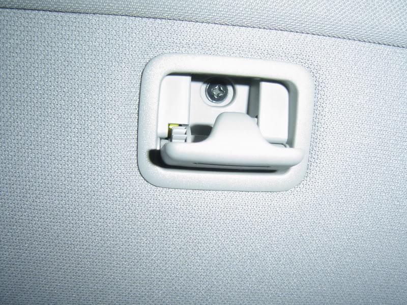 Audi A6 coat hook screw