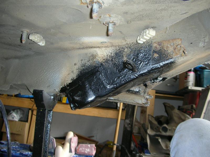 modifying the rear of the car to accept 4 bolt axle mounts