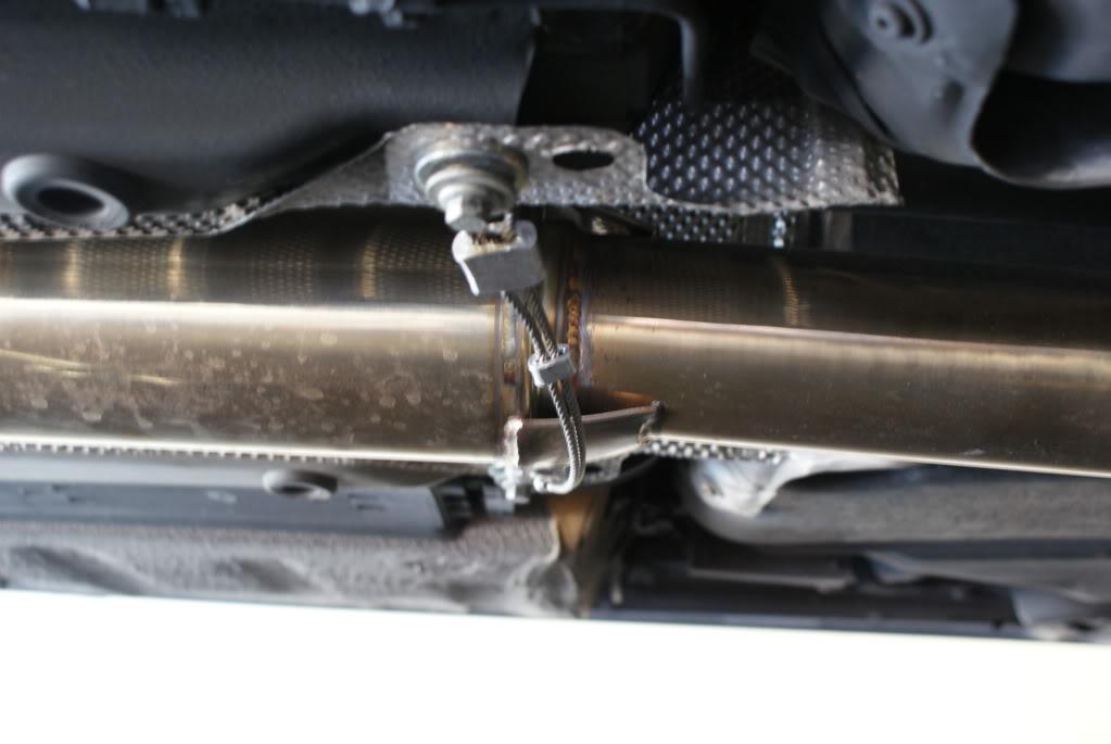 Volvo S60R exhaust