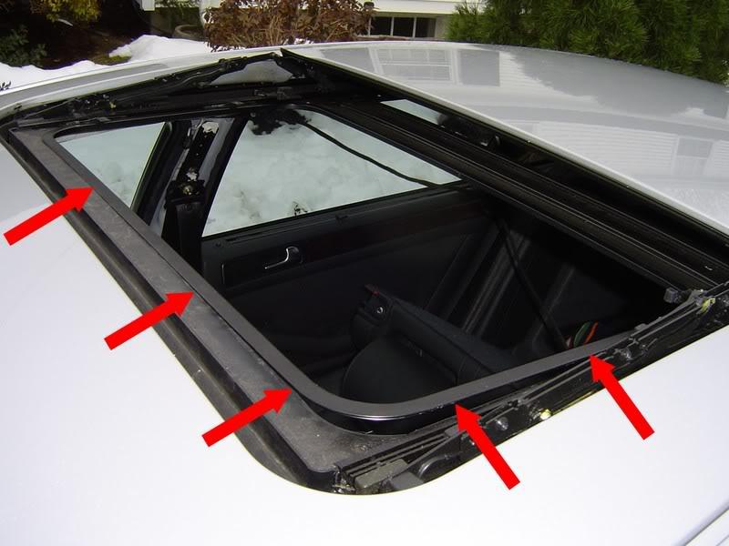 Audi A6 sunroof