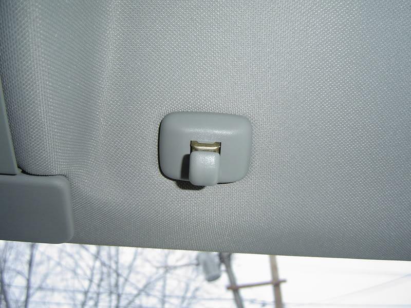 Audi A6 sun visor clip