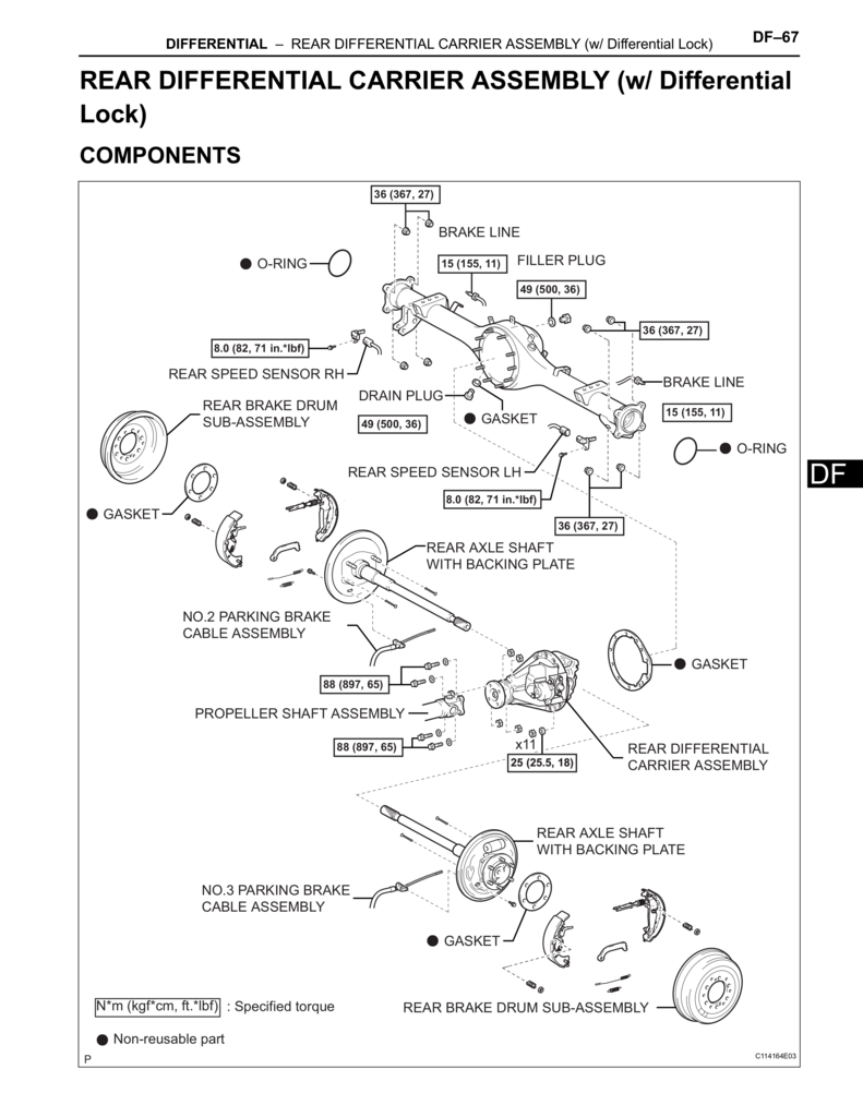 Toyota Tacoma rear differential (e-locker)