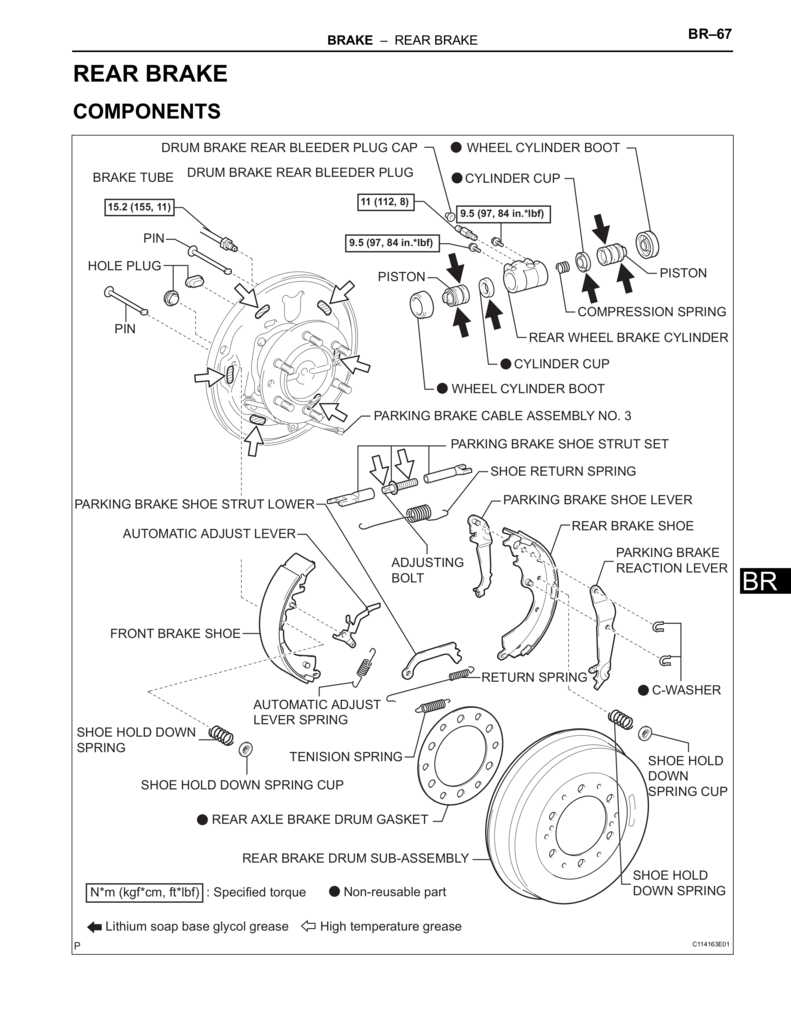 Toyota Tacoma rear brakes