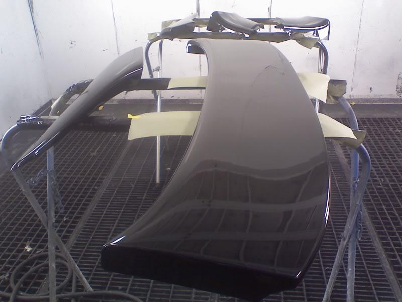 Toyota Supra A70 painting body parts