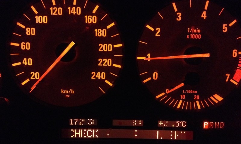 BMW deciphering instrument cluster message