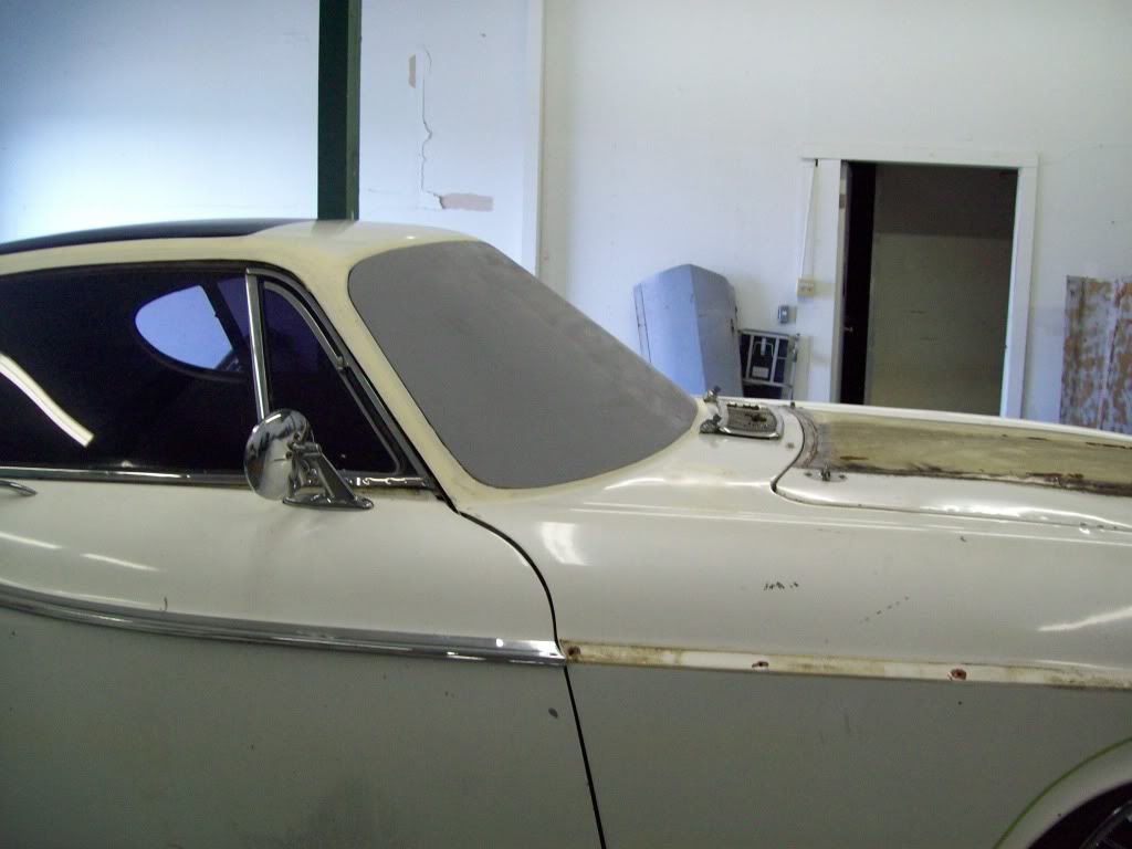 Volvo P1800 flush windshield 