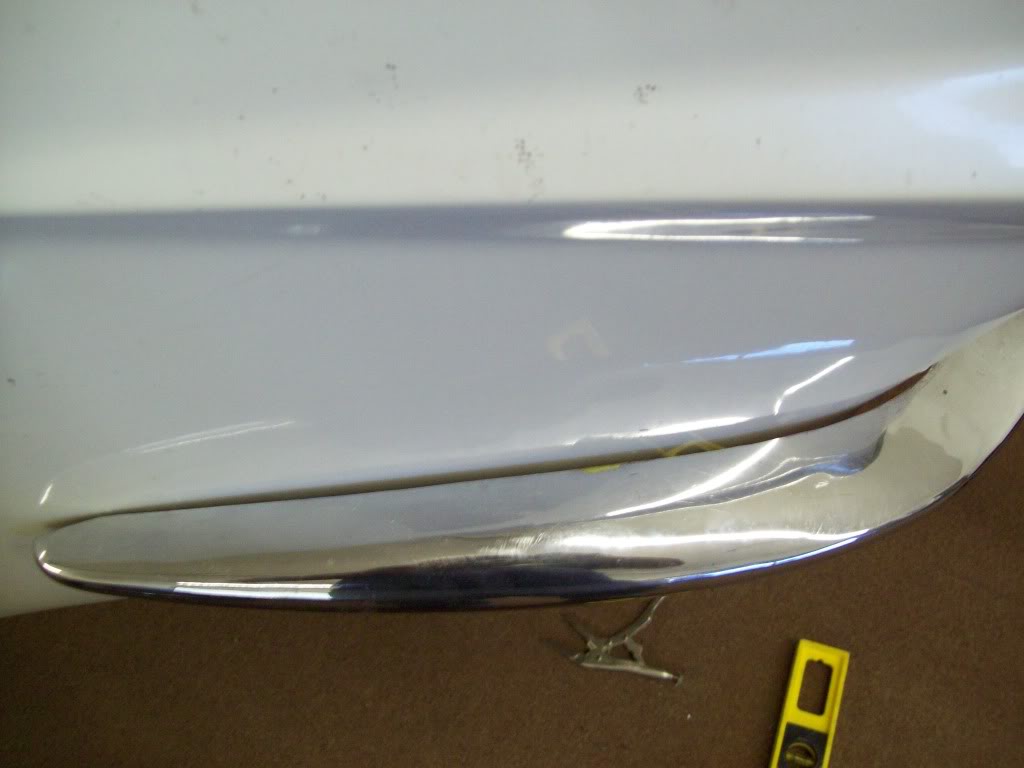 66 Volvo P1800 rear bumper