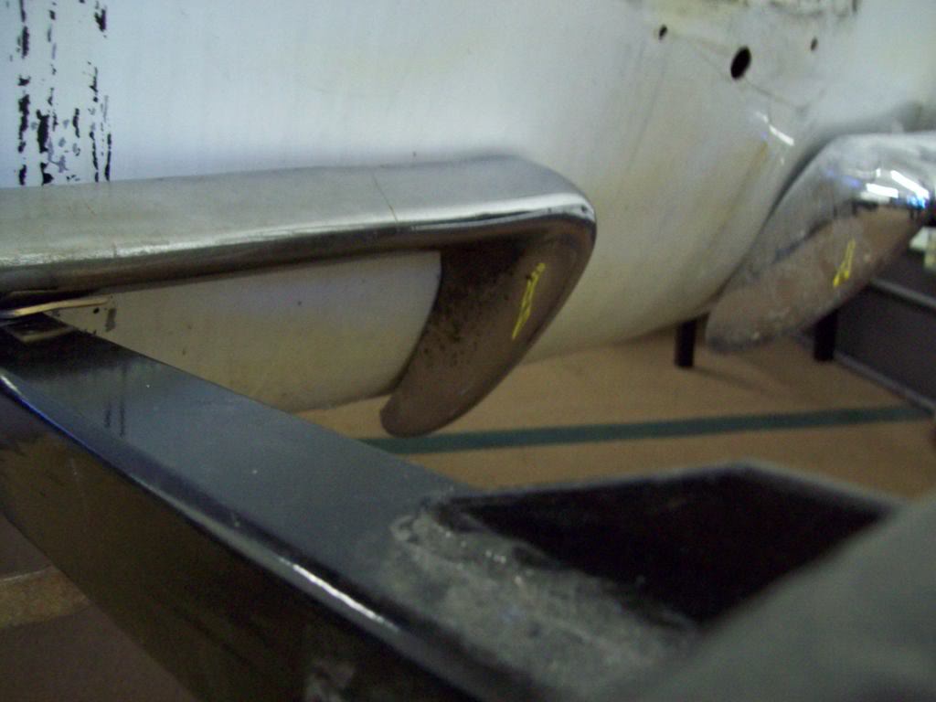 66 Volvo P1800 rear bumper