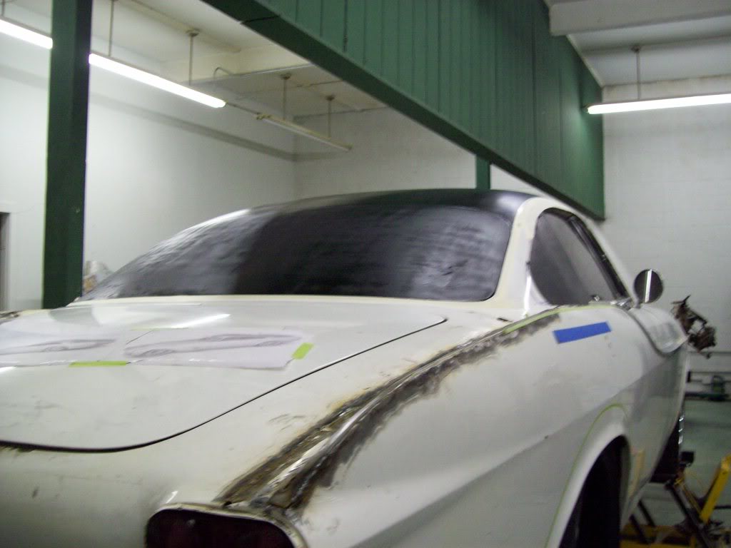 Volvo P1800 shaved rear window