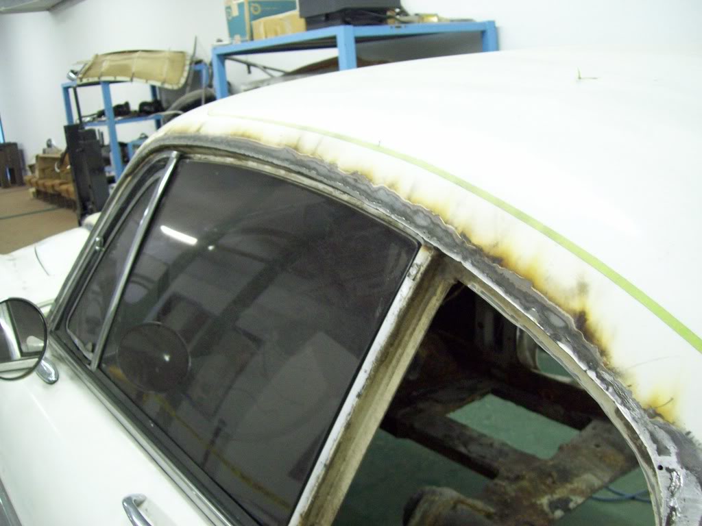 66 Volvo P1800 drip rails