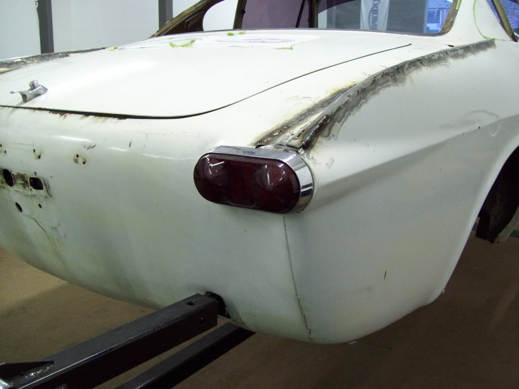 66 Volvo P1800 rear