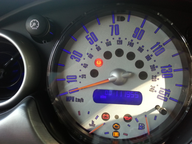 Mini Cooper speedo