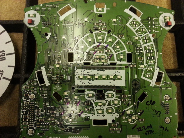 Mini Cooper speedo pcb