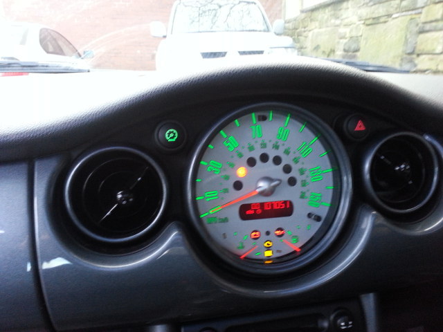 Mini Cooper speedo