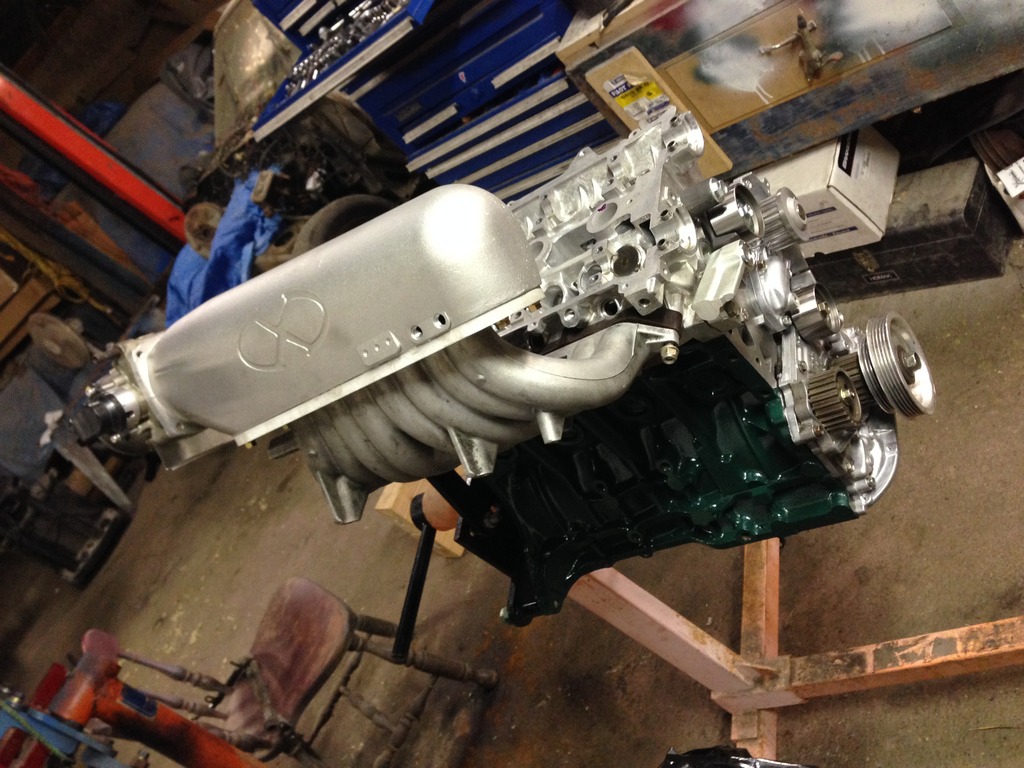 5S-FE Block with 3sgte head intake manifold