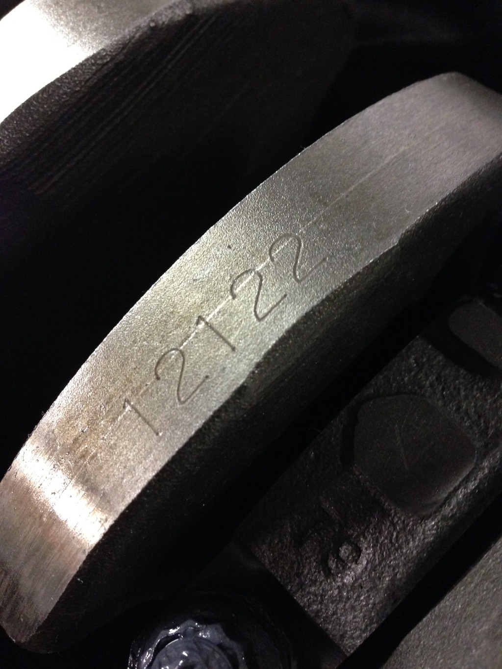  5S-FE engine crank markings