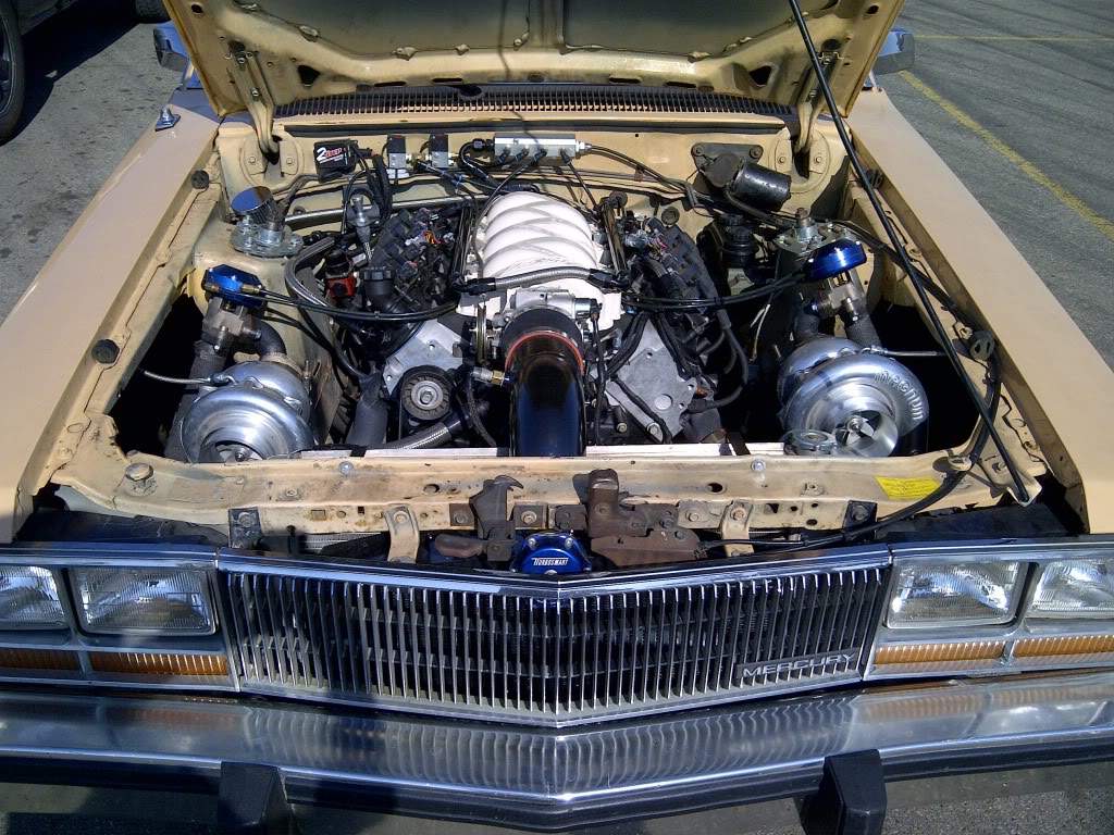 Ford Fairmont LS swapped twin turbos