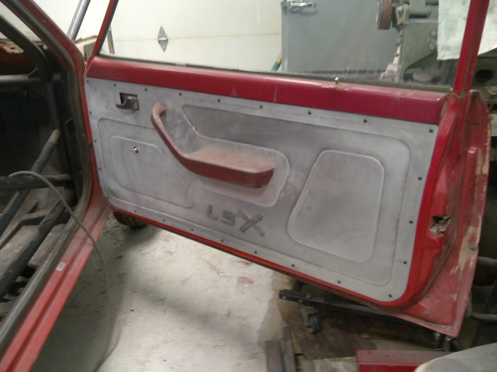 Ford Fairmont metal door card