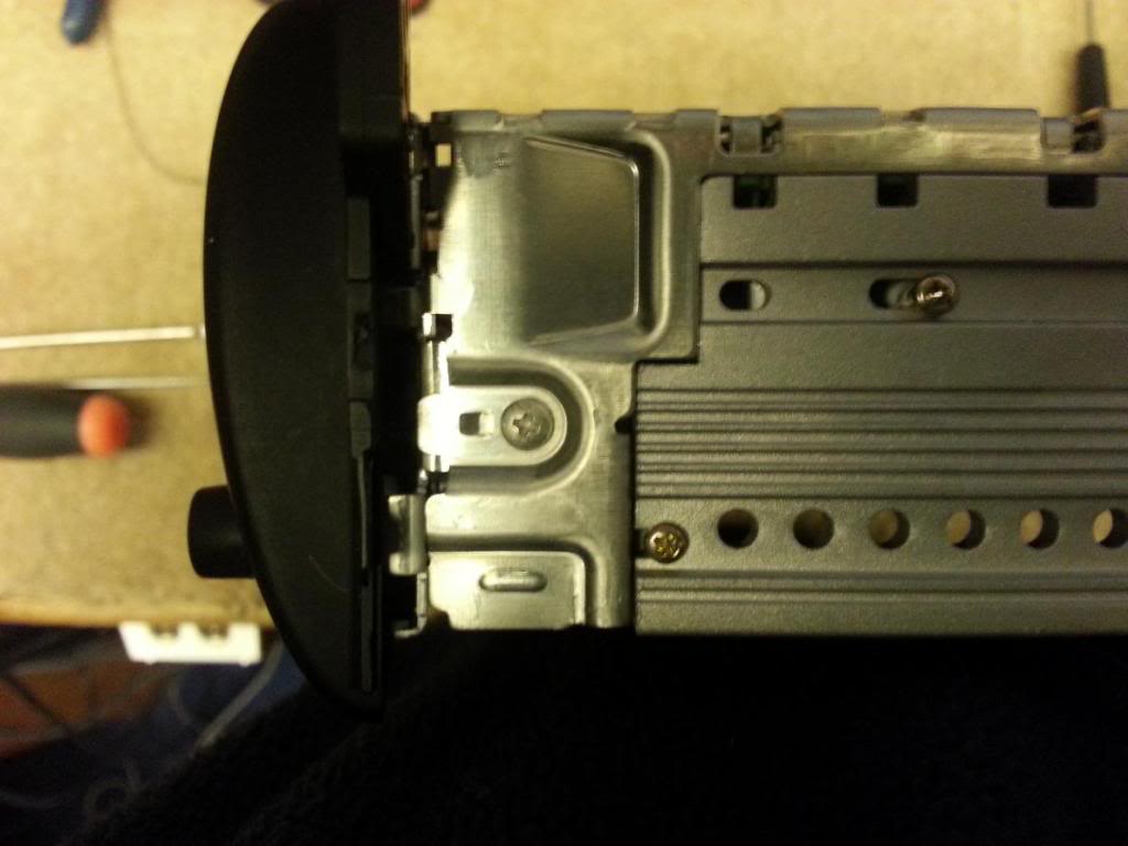 Mini Cooper radio screws