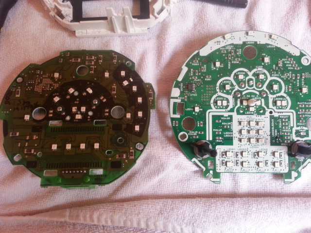 Mini Cooper rev counter pcb