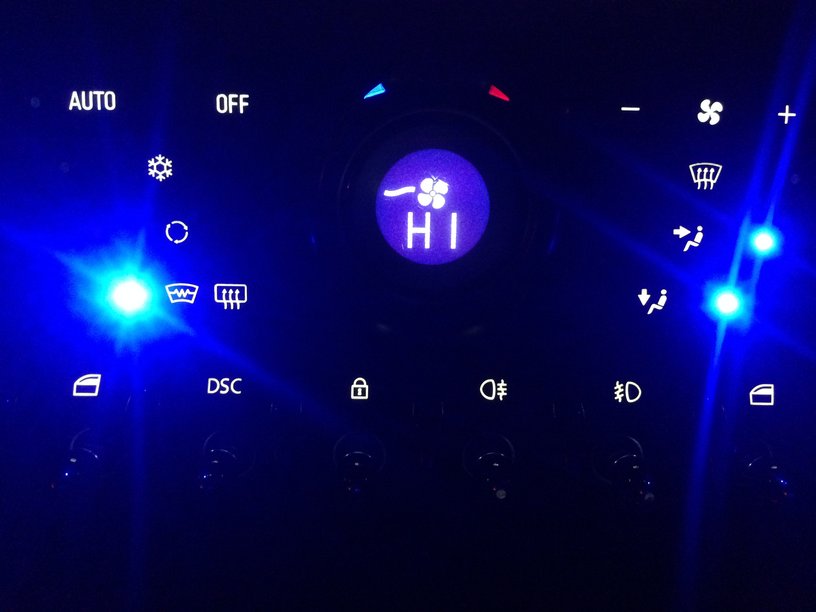 Mini Cooper a/c controls