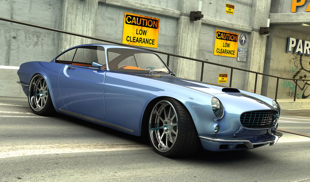 66 Volvo P1800 Custom Build ( ProTouring Ls1 V8, Body Mods, and Flush