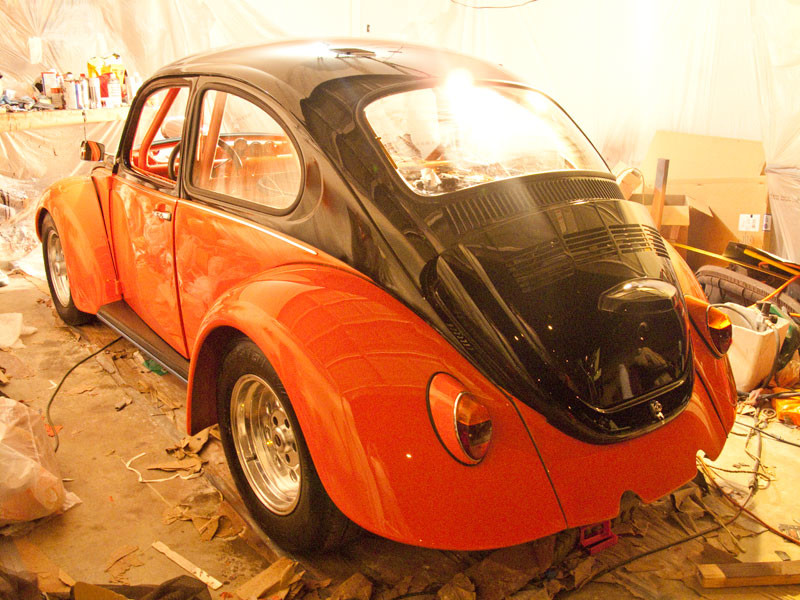 VW Beetle painting